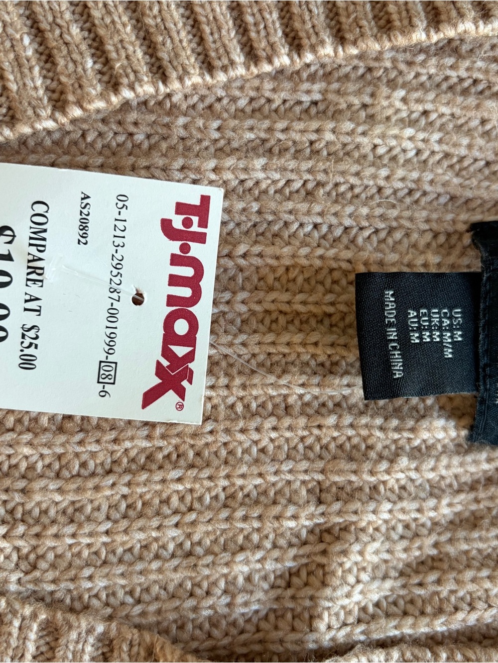 Rachel Zoe Beige V-Neck Sweater